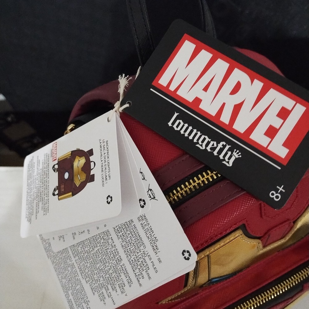 NWT LOUNGEFLY LOT OF 3 - MARVEL, GOT STARK, DISNEY PETER PAN - Picture 5 of 10